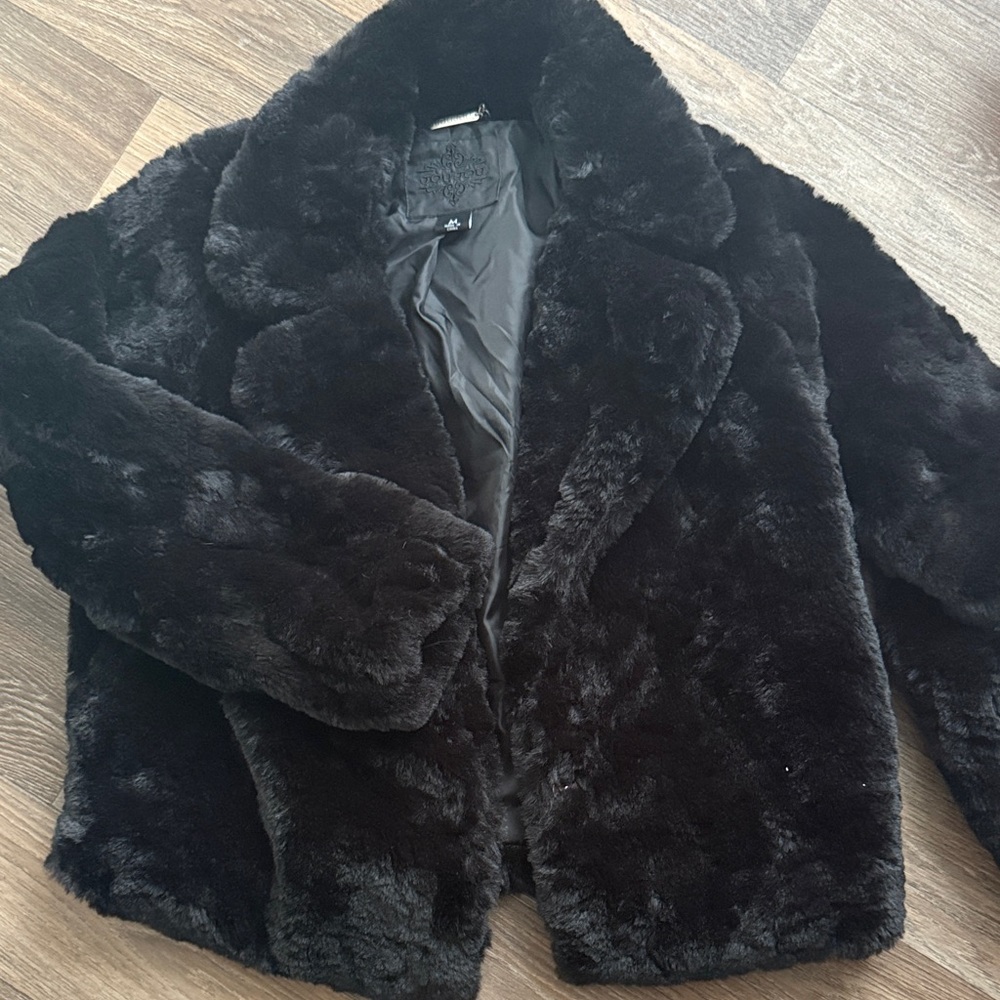 Jou Jou Black Teddy Jacket